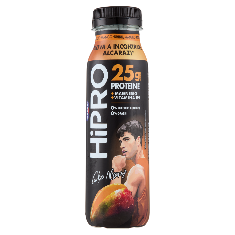 HiPRO Drink Mango,25g Proteine,0% grassi,con Magnesio&Vit B9, senza lattosio, 300g