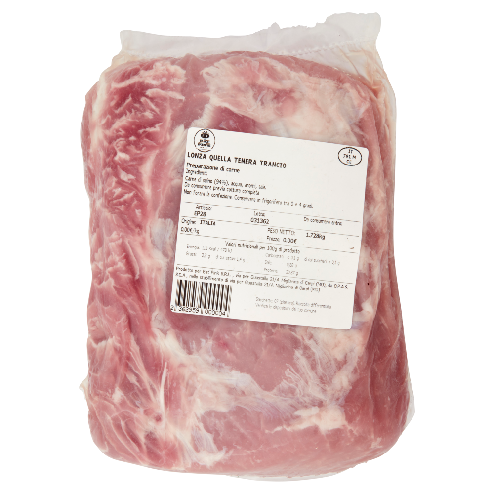 Eat Pink la Lonza quella tenera