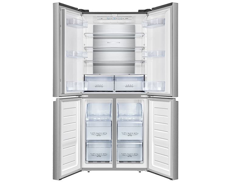 Hisense RQ563N4AI1 frigorifero side-by-side Libera installazione 454 L F Acciaio inox