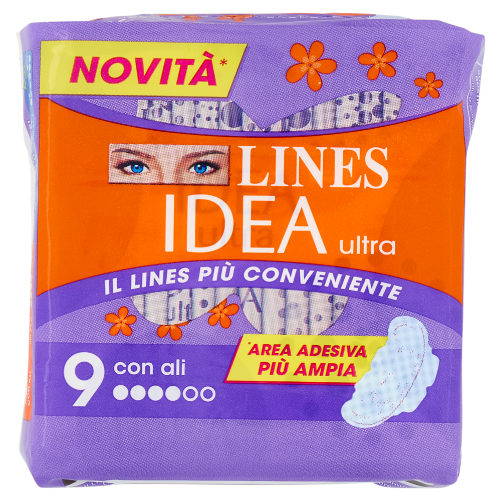 Lines Idea ultra con ali 9 pz