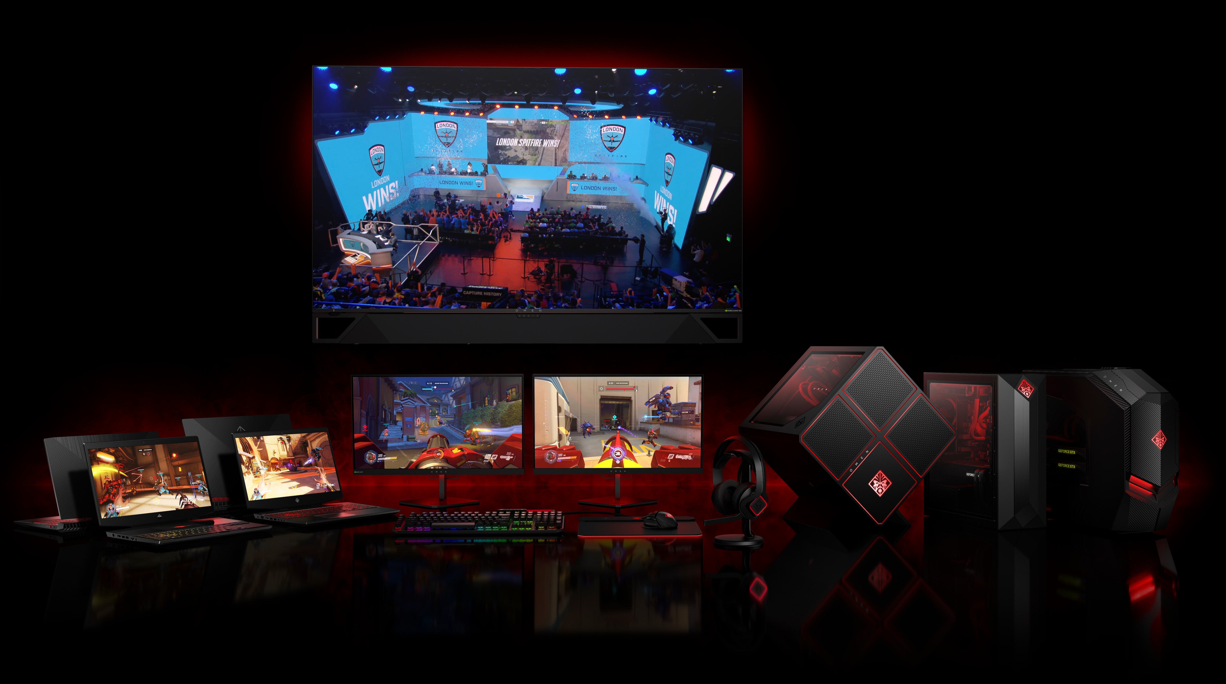 HP OMEN 17-an013nl Intel® Core™ i5 i5-7300HQ Computer portatile 43,9 cm (17.3") Full HD 8 GB DDR4-SDRAM 1 TB HDD NVIDIA® GeForce® GTX 1050 Windows 10 Home Nero