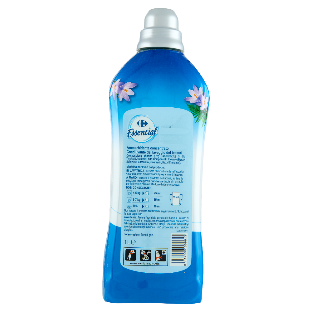 Carrefour Essential Ammorbidente concentrato Freschezza Floreale 1 L
