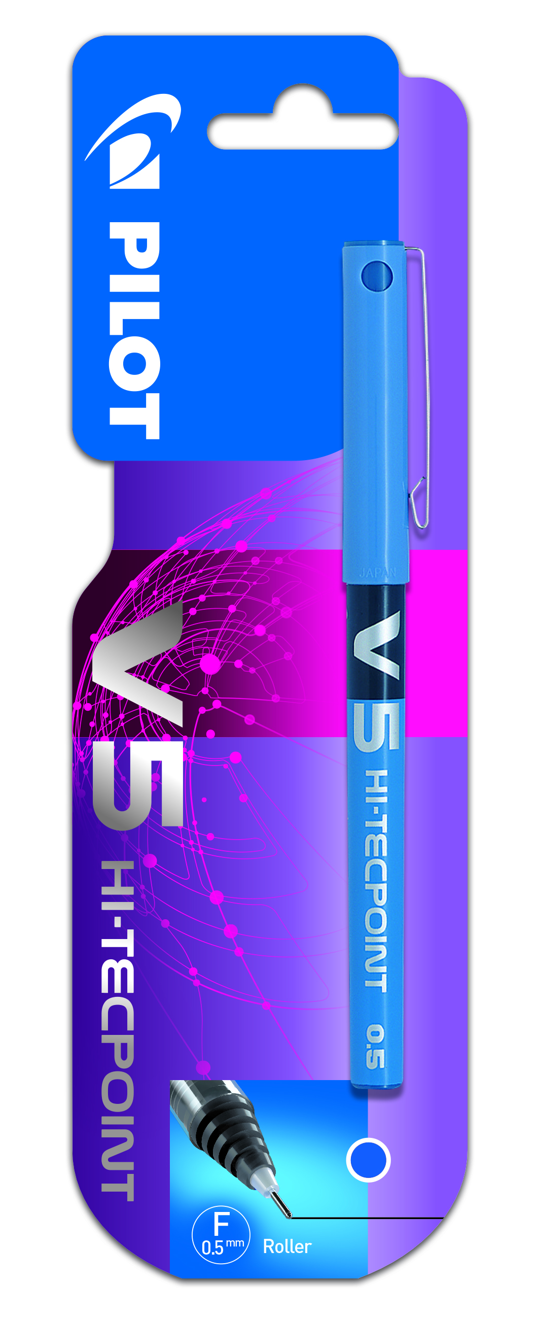 Pilot Penna Roller Con Punta Ad Ago Blu