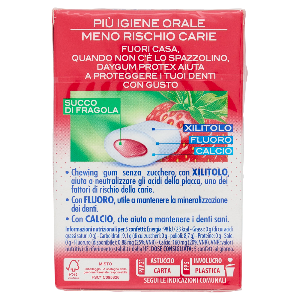 Daygum Protex con Succo di Fragola 30 g