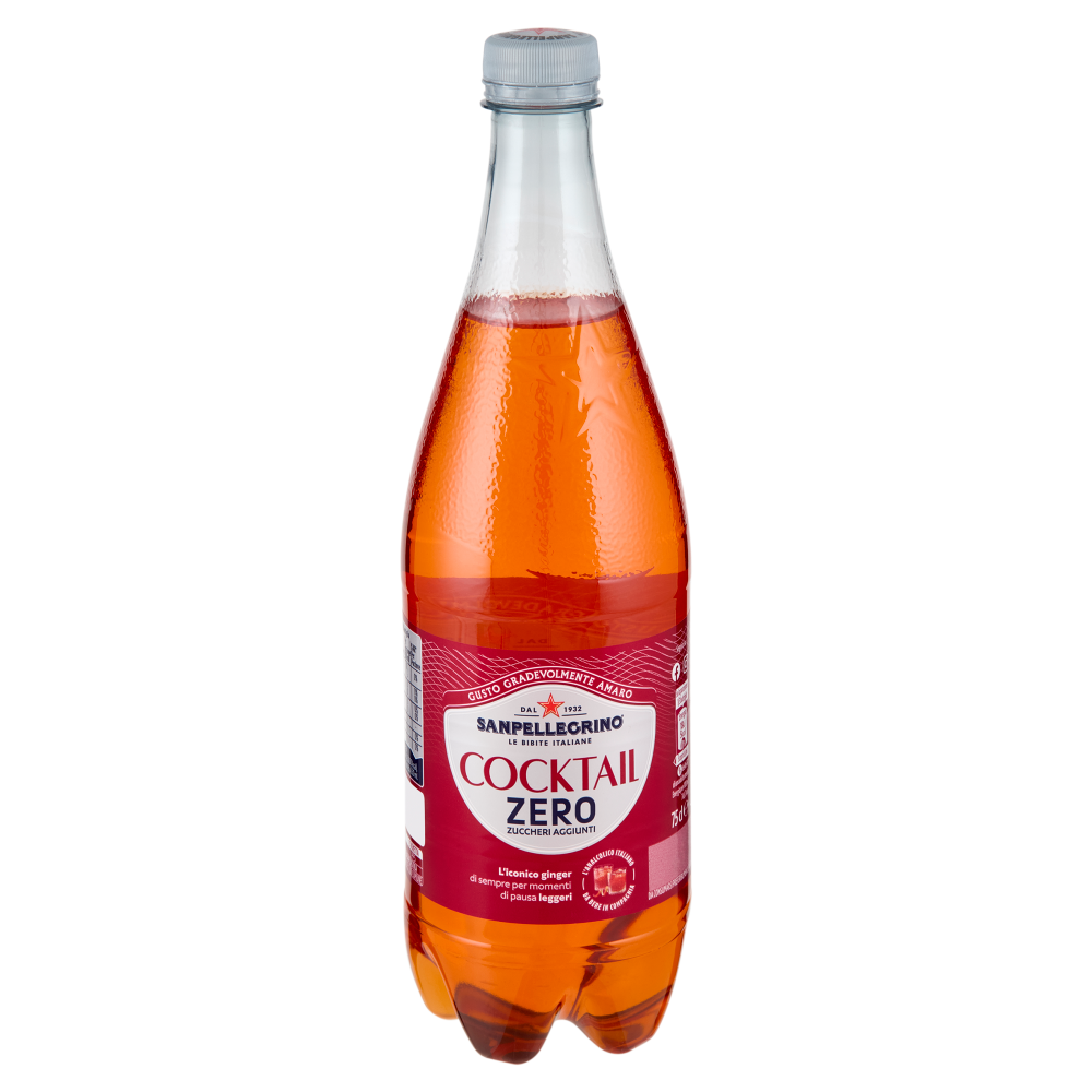 BIBITE SANPELLEGRINO, Bevande Gassate, Cocktail Zero, Pet 75cl