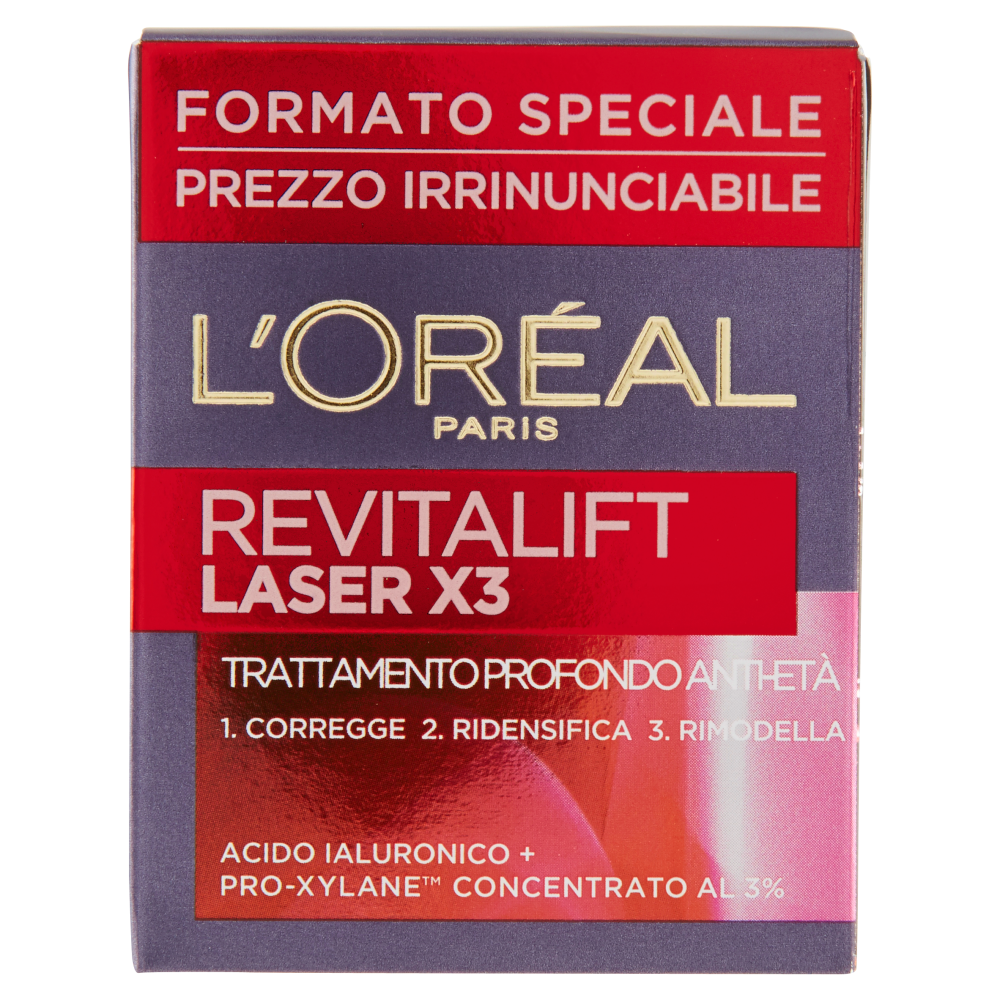 L'Or&eacute;al Paris Revitalift Laser X3 - Crema viso anti-et&agrave;, Giorno - 15 ml