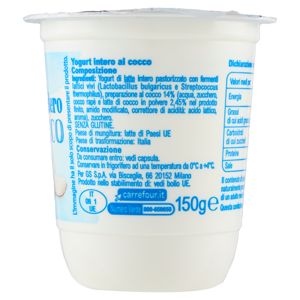 Simpl Yogurt intero al Cocco 150 g