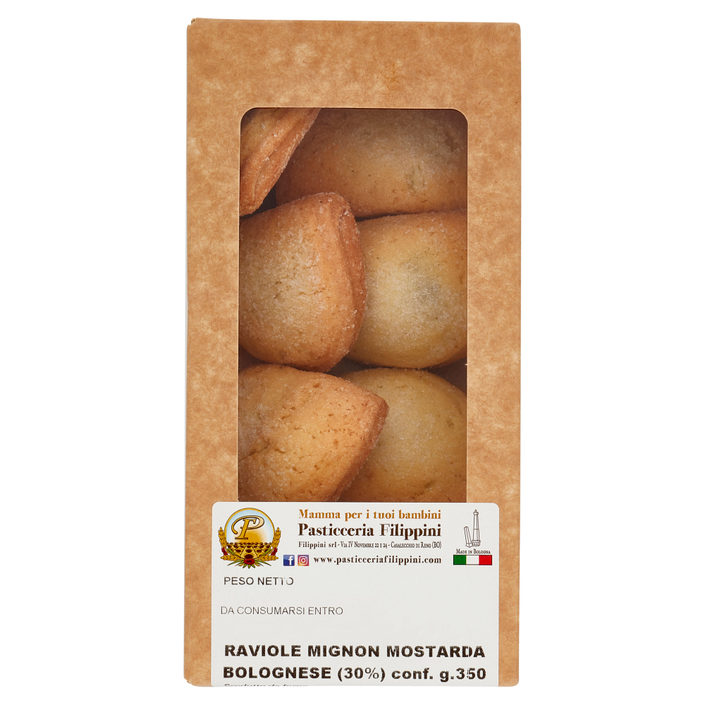 Pasticceria Filippini Raviole Mignon Mostarda Bolognese (30%) conf. 350 g