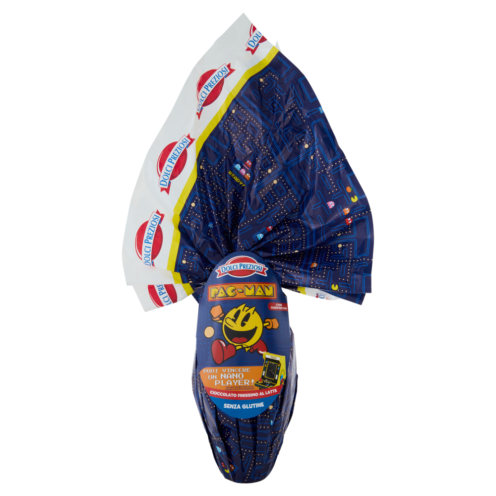 Dolci Preziosi Uovo Cioccolato Finissimo al Latte Pac-Man 320 g
