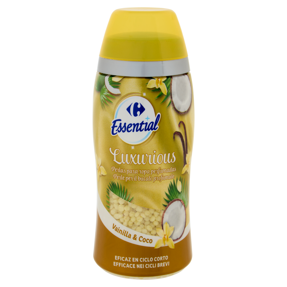 Carrefour Essential Luxurious Perle per il bucato profumate Vainilla & Coco 275 g