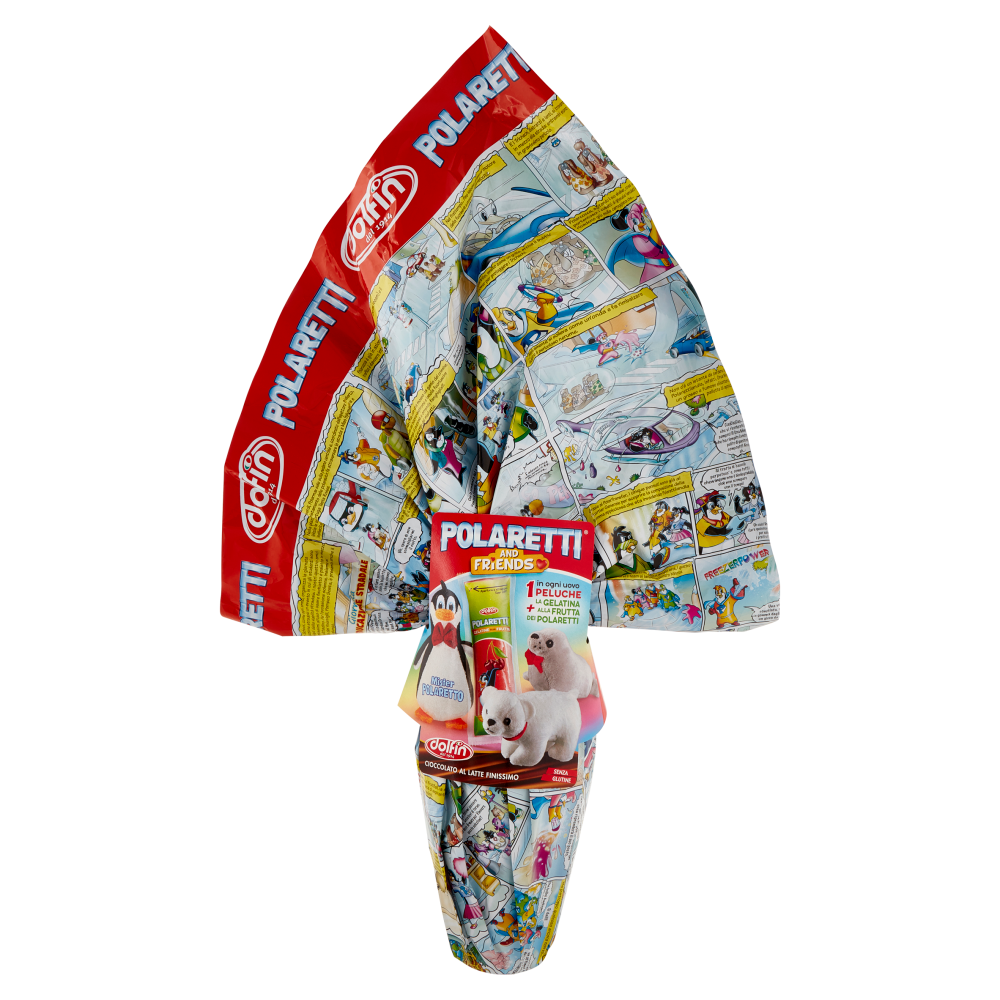 dolfin Uovo di Cioccolato al Latte Finissimo Polaretti and Friends 220 g