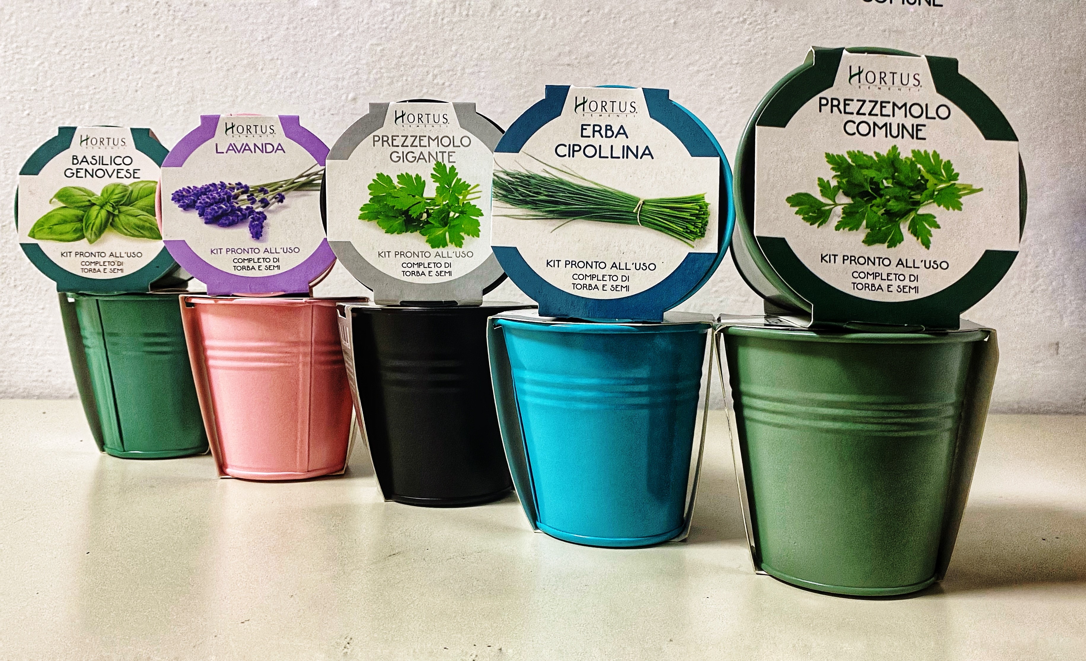 Hortus Sementi Kit Semina Aromi/Fiori Latta H