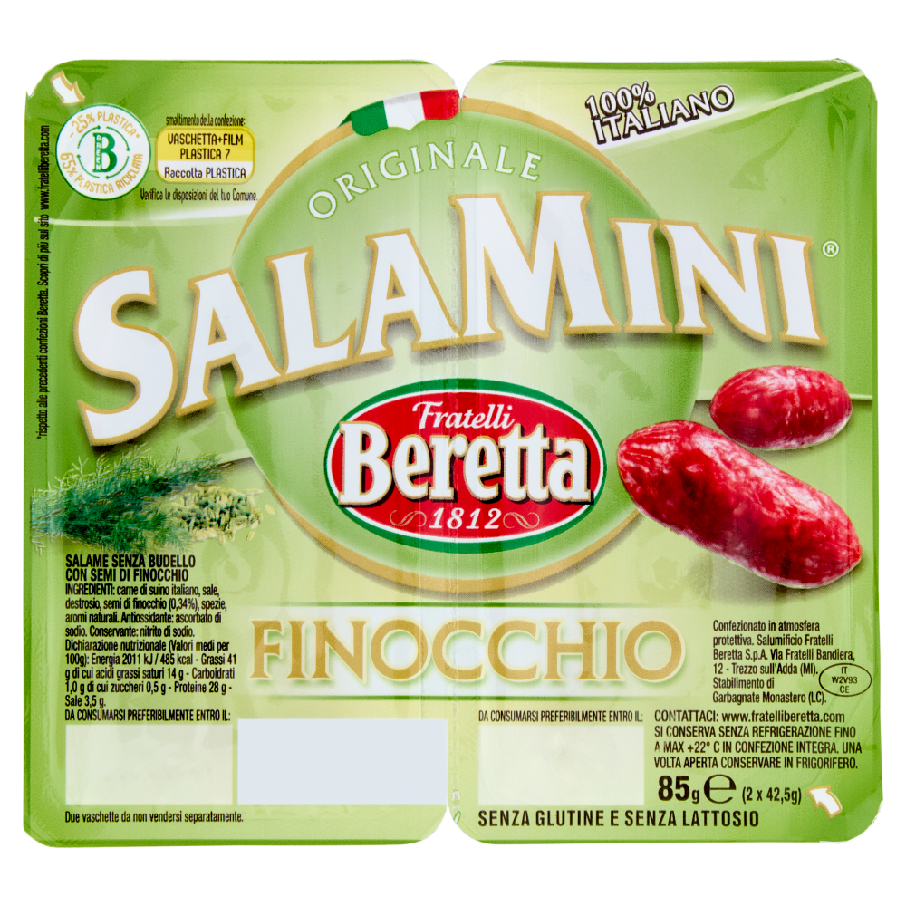 Fratelli Beretta SalaMini Finocchio 2 x 42,5 g