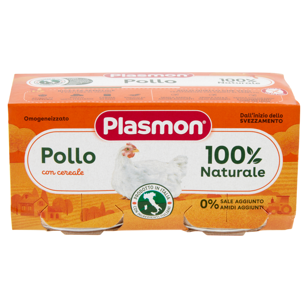 Plasmon Omogeneizzato Pollo con cereale 2 x 80 g