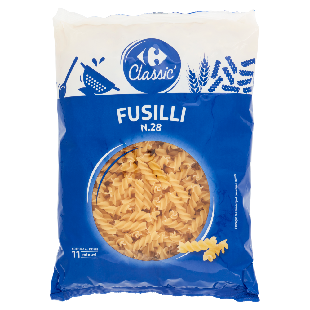 Carrefour Classic Fusilli N.28 1 kg