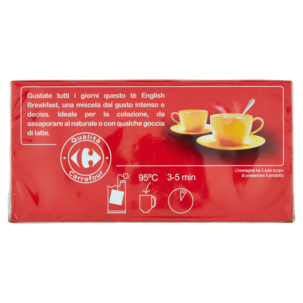 Carrefour English Breakfast Tè nero 25 filtri 43,75g