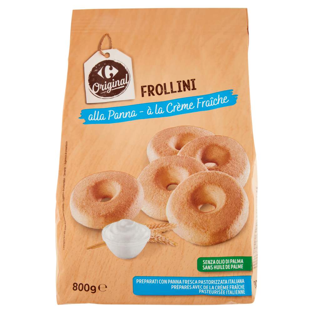 Carrefour Original Frollini alla Panna 800 g