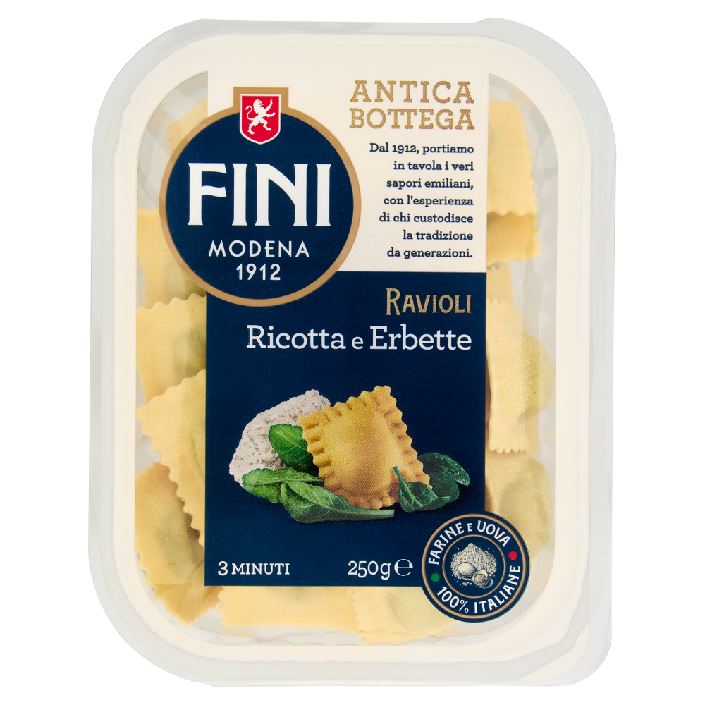 Fini Antica Bottega Ravioli Ricotta e Erbette 250 g