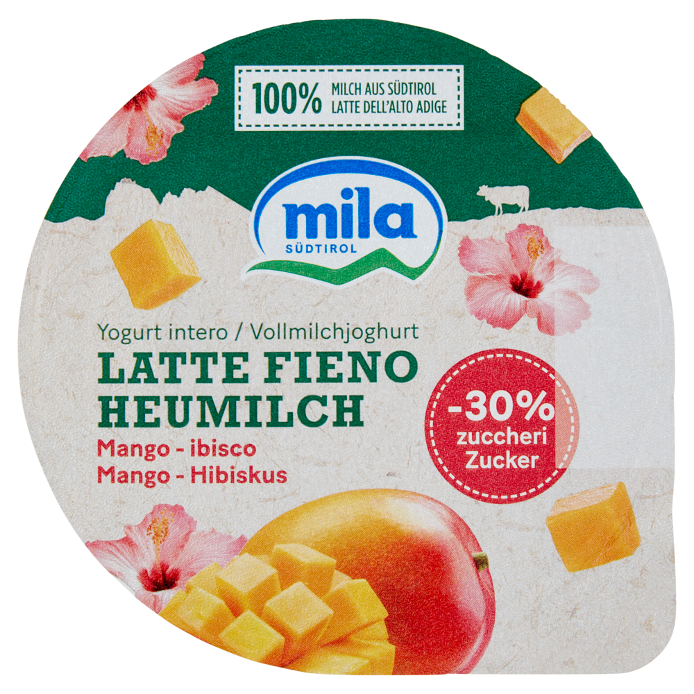 mila Yogurt intero Latte Fieno Mango - ibisco 150 g