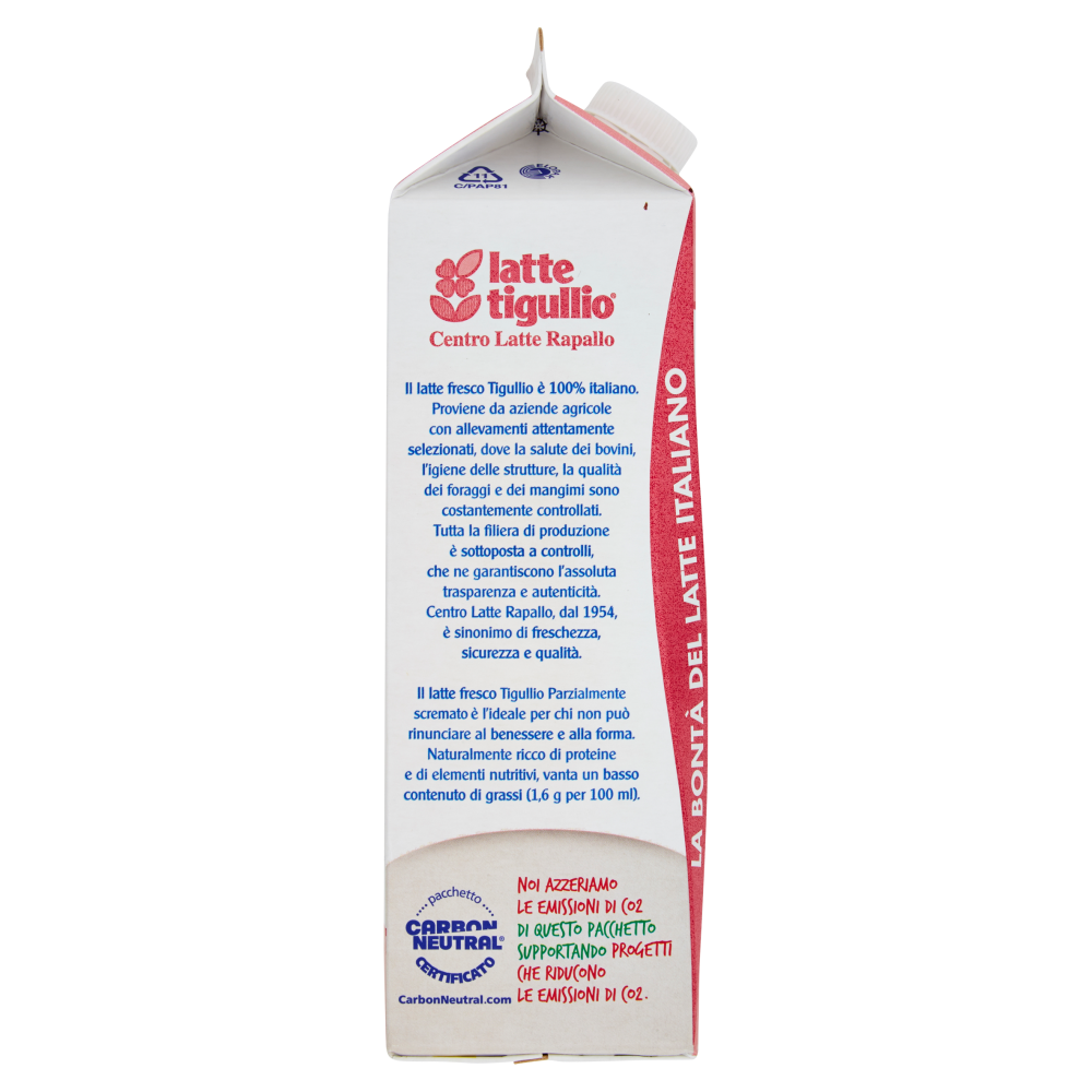 latte tigullio latte fresco pastorizzato Parzialmente Scremato 1000 ml