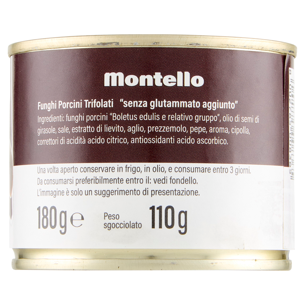 Montello funghi porcini trifolati 180 g
