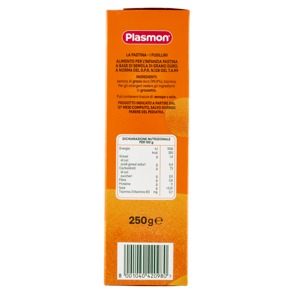 Plasmon i Fusillini Grano Duro 250 g