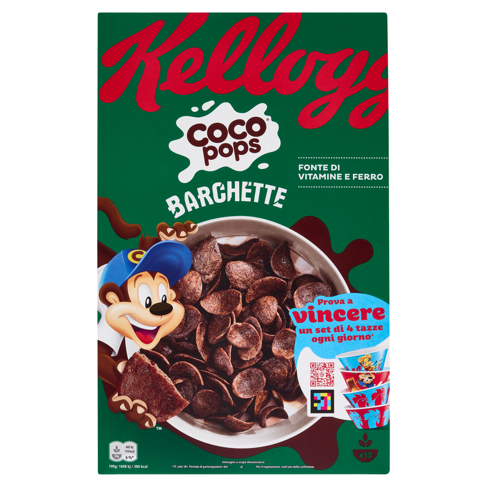 Kellogg's Coco pops Barchette 400 g