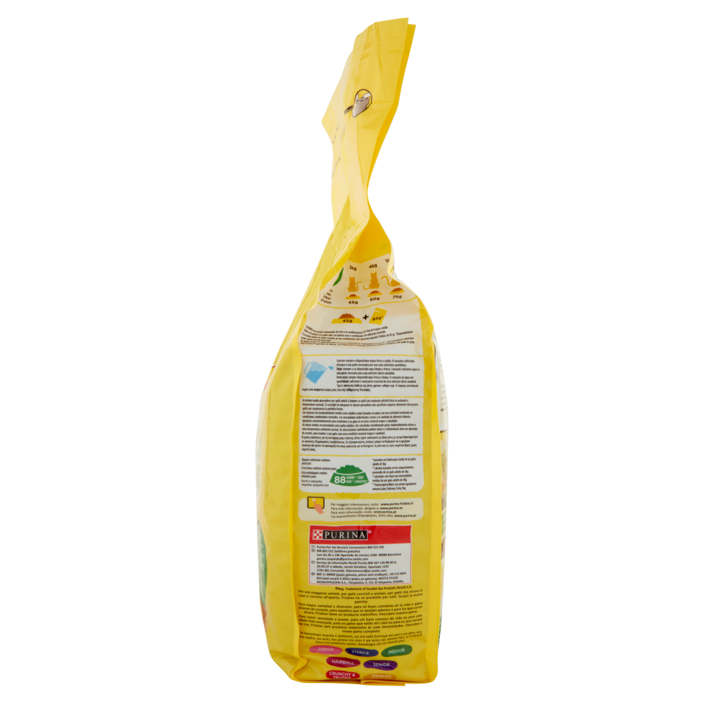 PURINA FRISKIES Gatto con un gustoso mix di Coniglio e Pollo e con verdure 4 kg