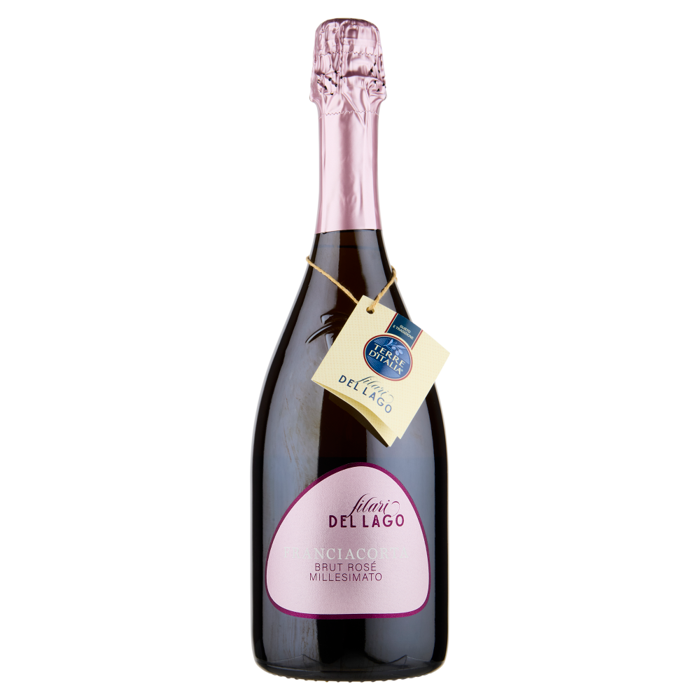 Terre d'Italia filari del Lago Franciacorta DOCG Brut Rosé Millesimato 75 cl