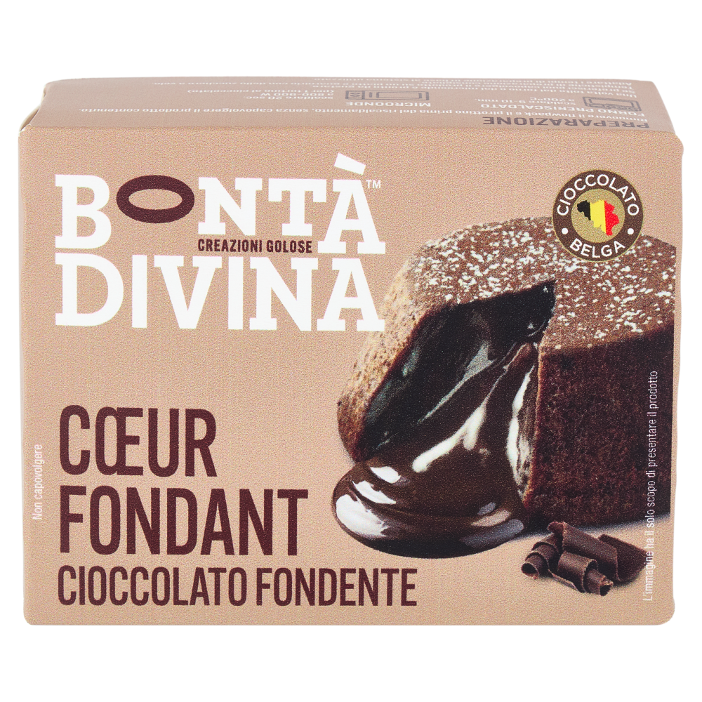 Bont&agrave; Divina Coeur Fondant Cioccolato Fondente 90 g