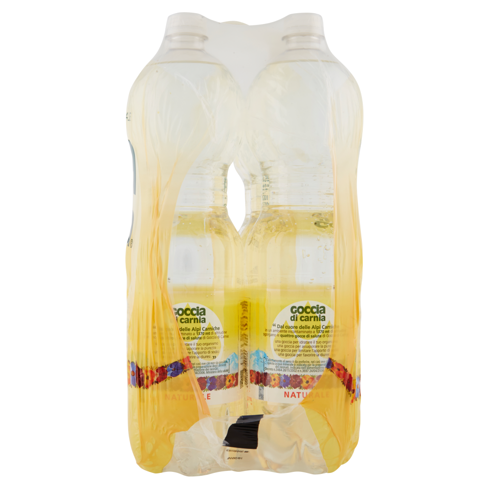 Goccia di Carnia Acqua Minerale Naturale Oligominerale Naturale 6 x 1,5 L