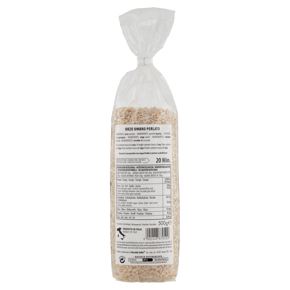 Bartolini Orzo Umbro Perlato 500 g