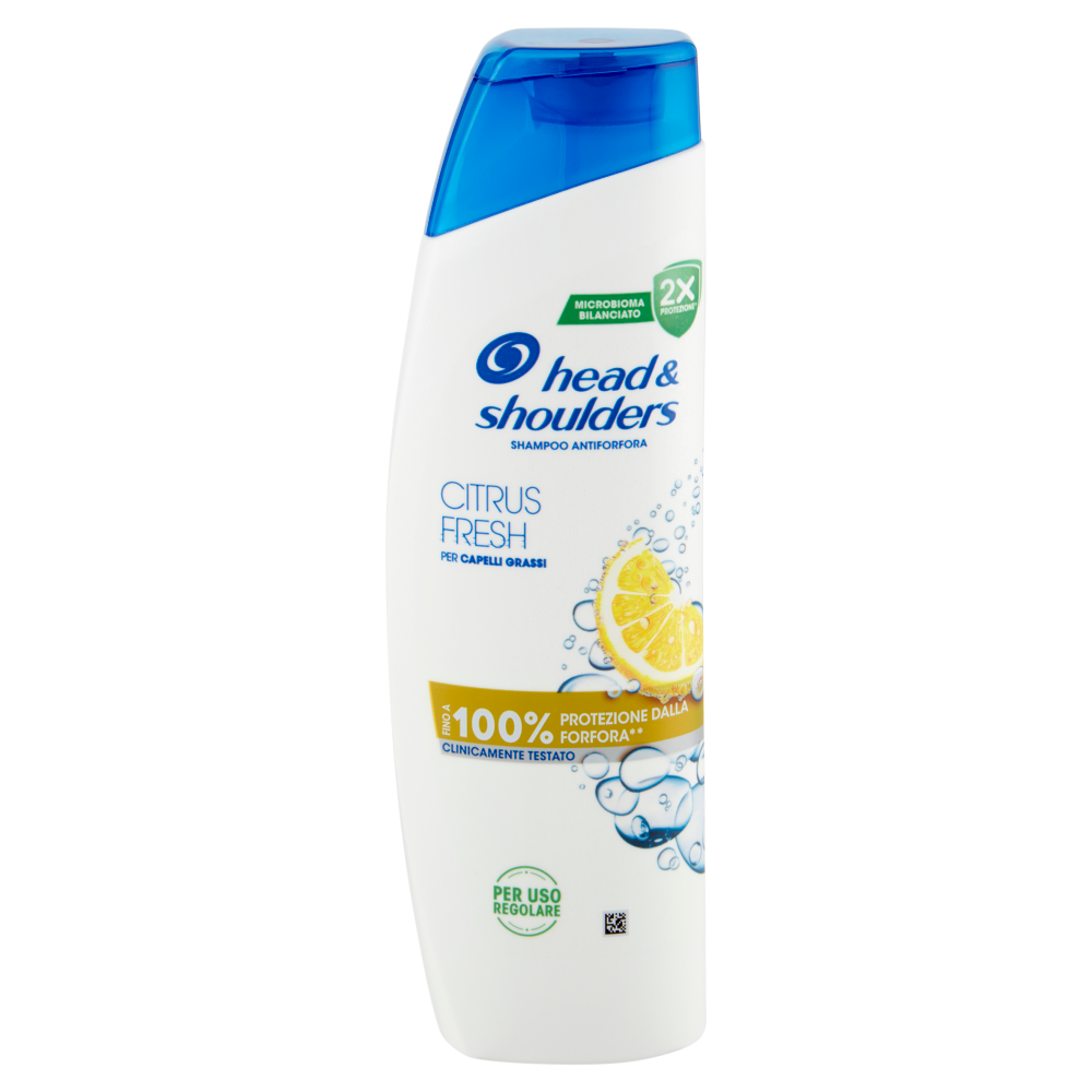 Head & Shoulders Shampoo Antiforfora Citrus Fresh per Capelli Grassi 250 ml
