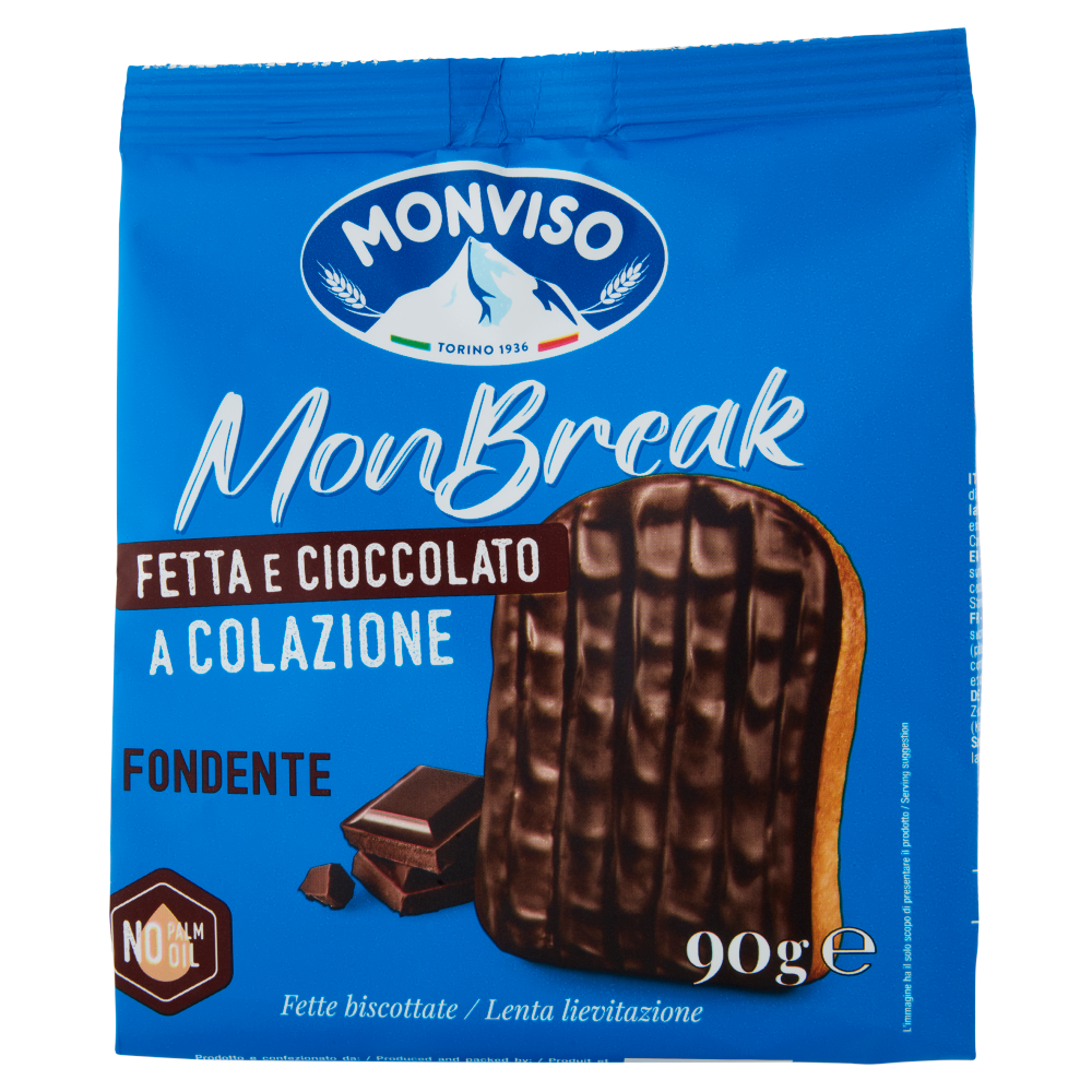 Monviso Monbreak Fondente Fette biscottate 90 g	