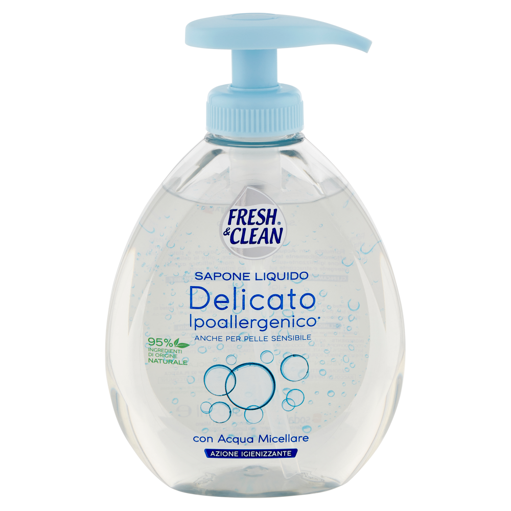 Fresh & Clean Sapone Liquido Delicato con Acqua Micellare 300 ml