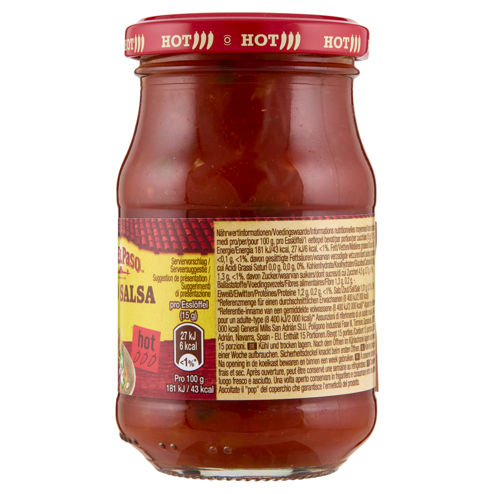 Old El Paso Taco Salsa hot 235 g