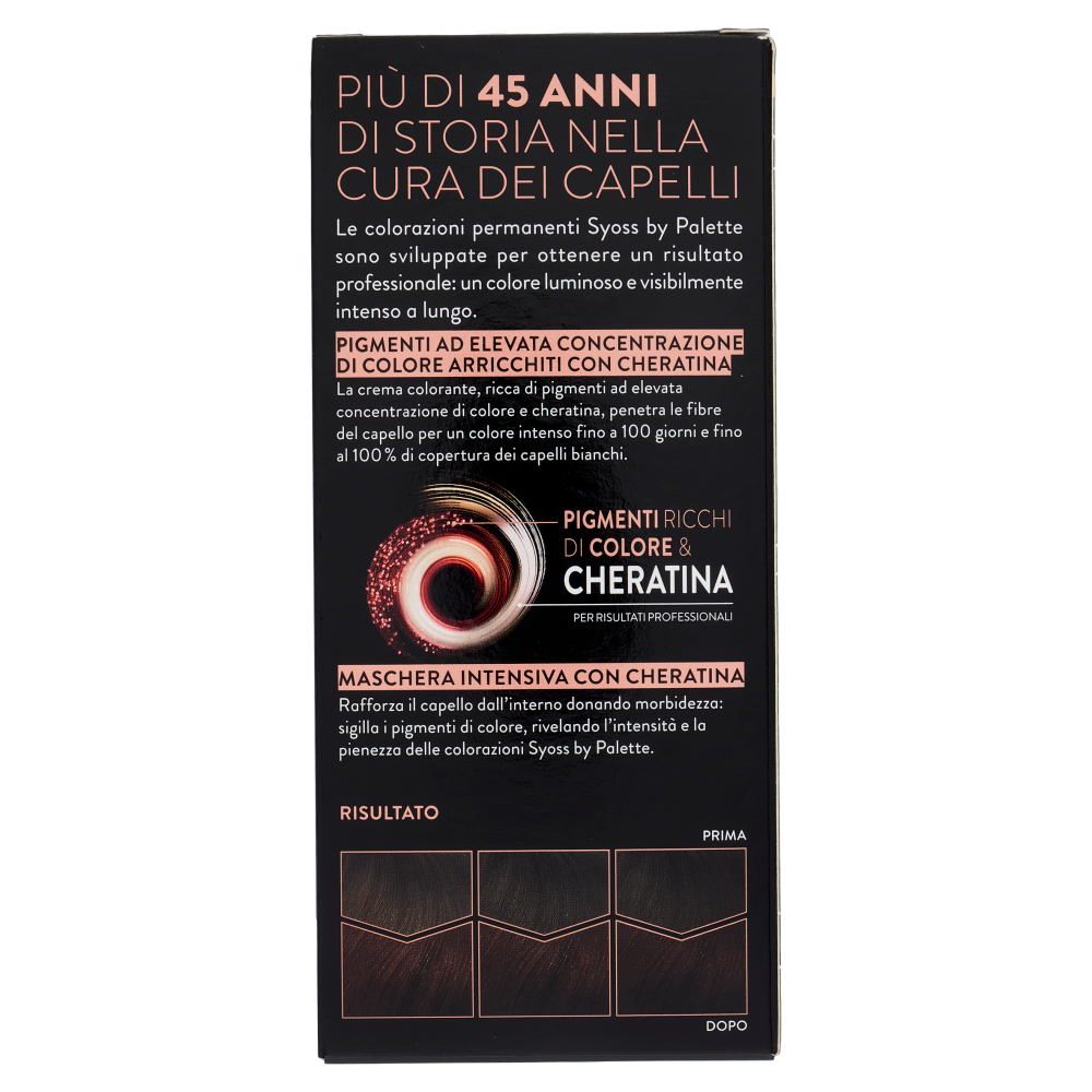 Syoss By Palette Colorazione Permanente 3_28 Castano Scuro Cioccolato
