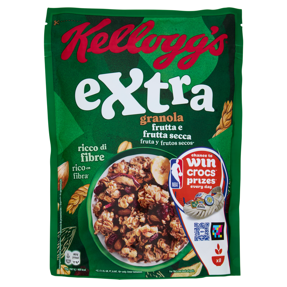 Kellogg's extra granola frutta e frutta secca 375 g
