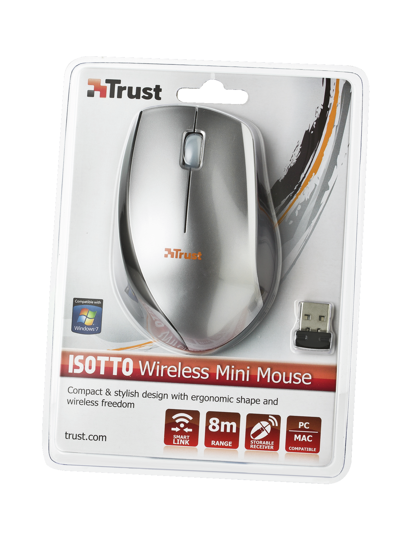 Trust Isotto mouse RF Wireless Ottico 800 DPI