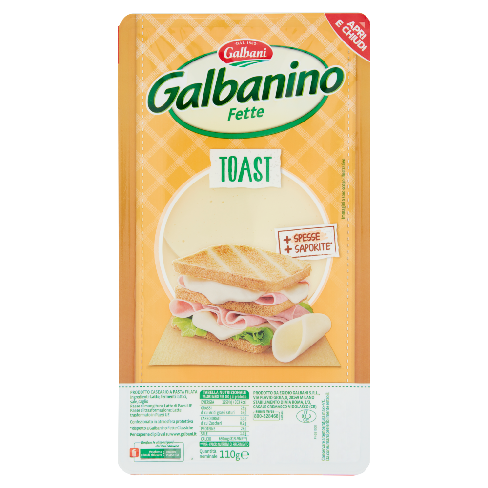 Galbani Galbanino Fette Toast 110 g