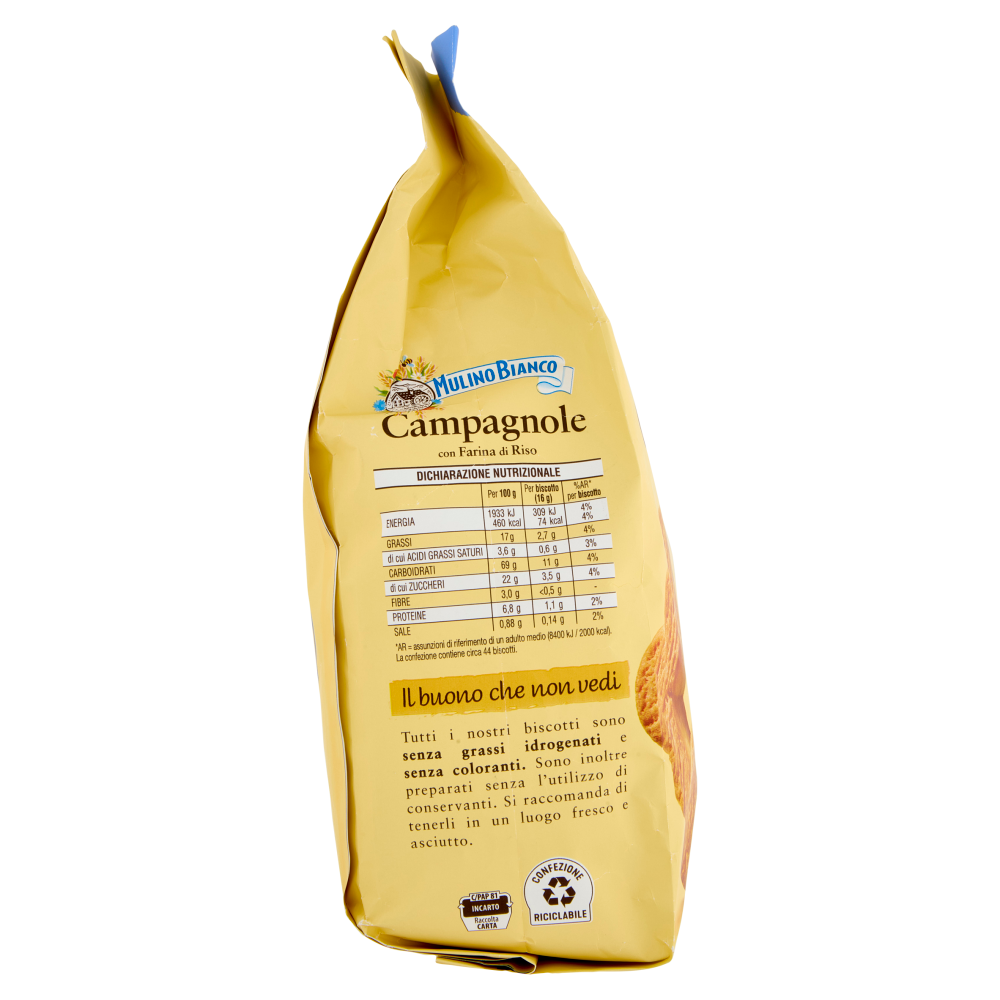 Mulino Bianco Campagnole Biscotti con Farina di Riso 700g