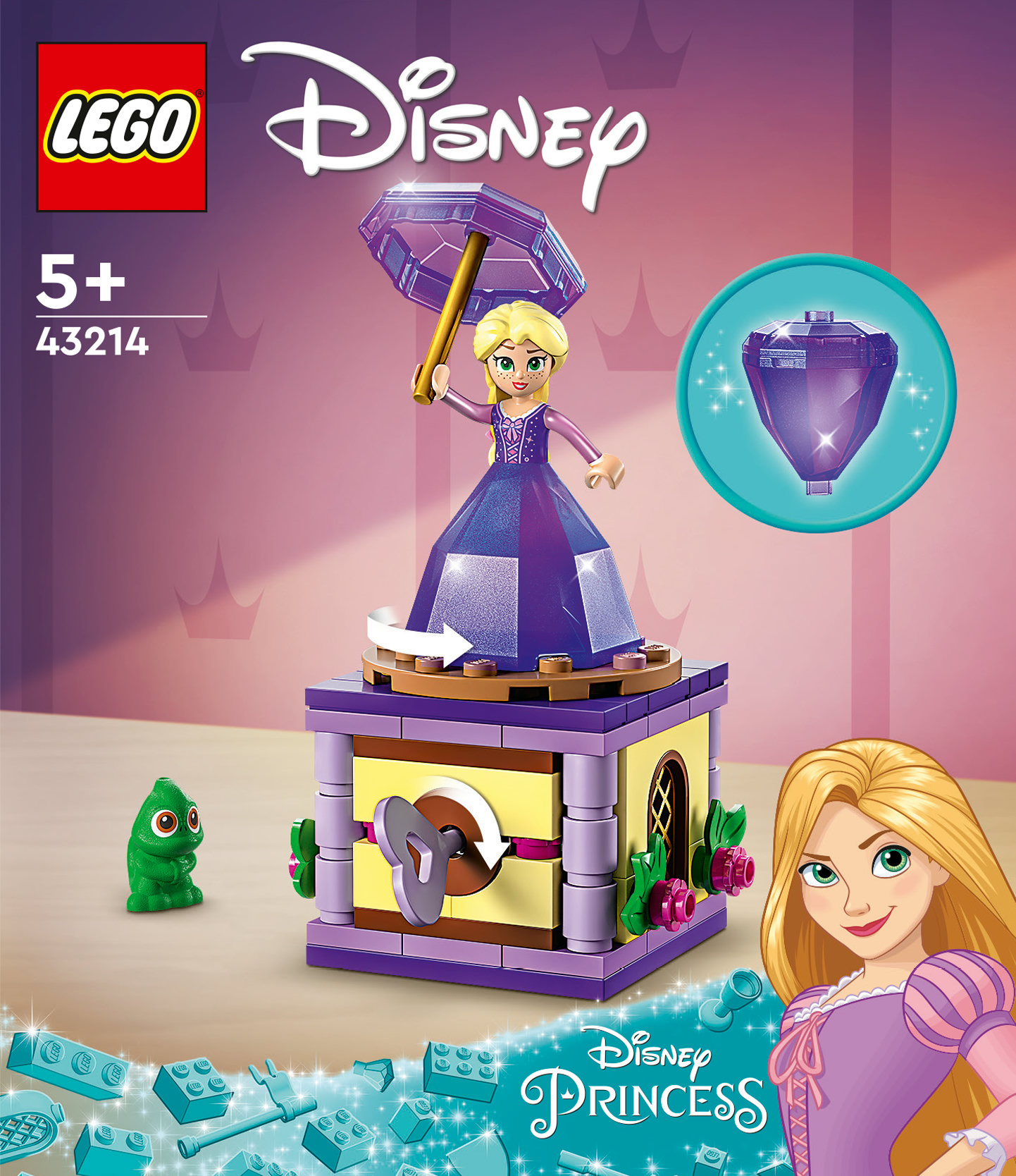 LEGO Disney Princess Rapunzel rotante