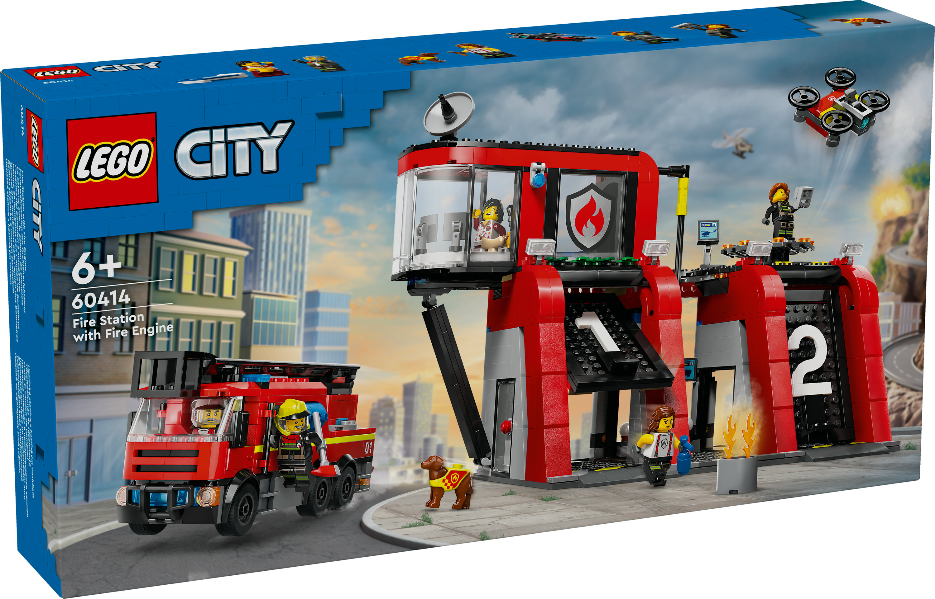 LEGO City Caserma dei pompieri e autopompa