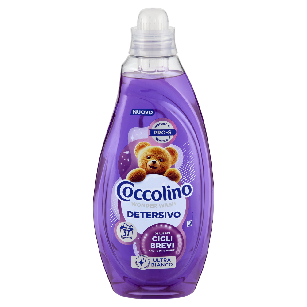 Coccolino Wonder Wash Detersivo Ulta Bianco 37 Lavaggi 1480 ml