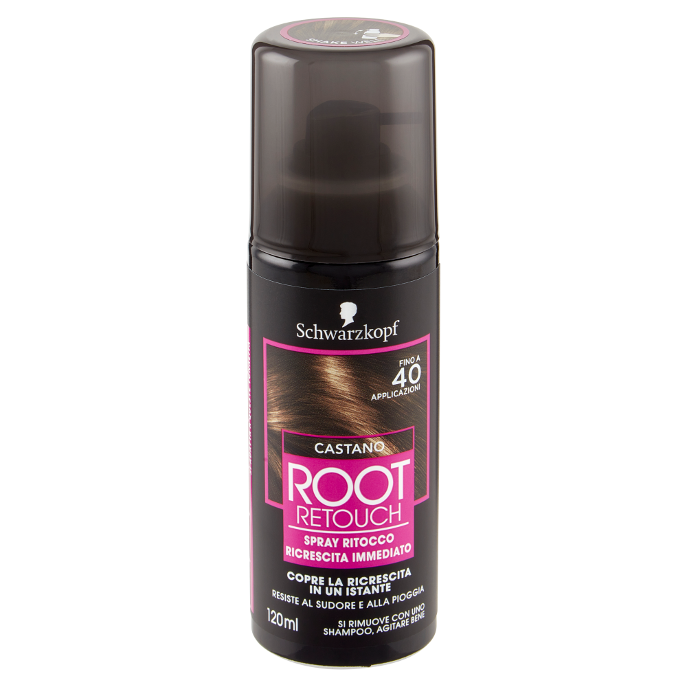 Schwarzkopf Root Retouch Spray Ritocco Ricrescita Immediato Castano 120 ml