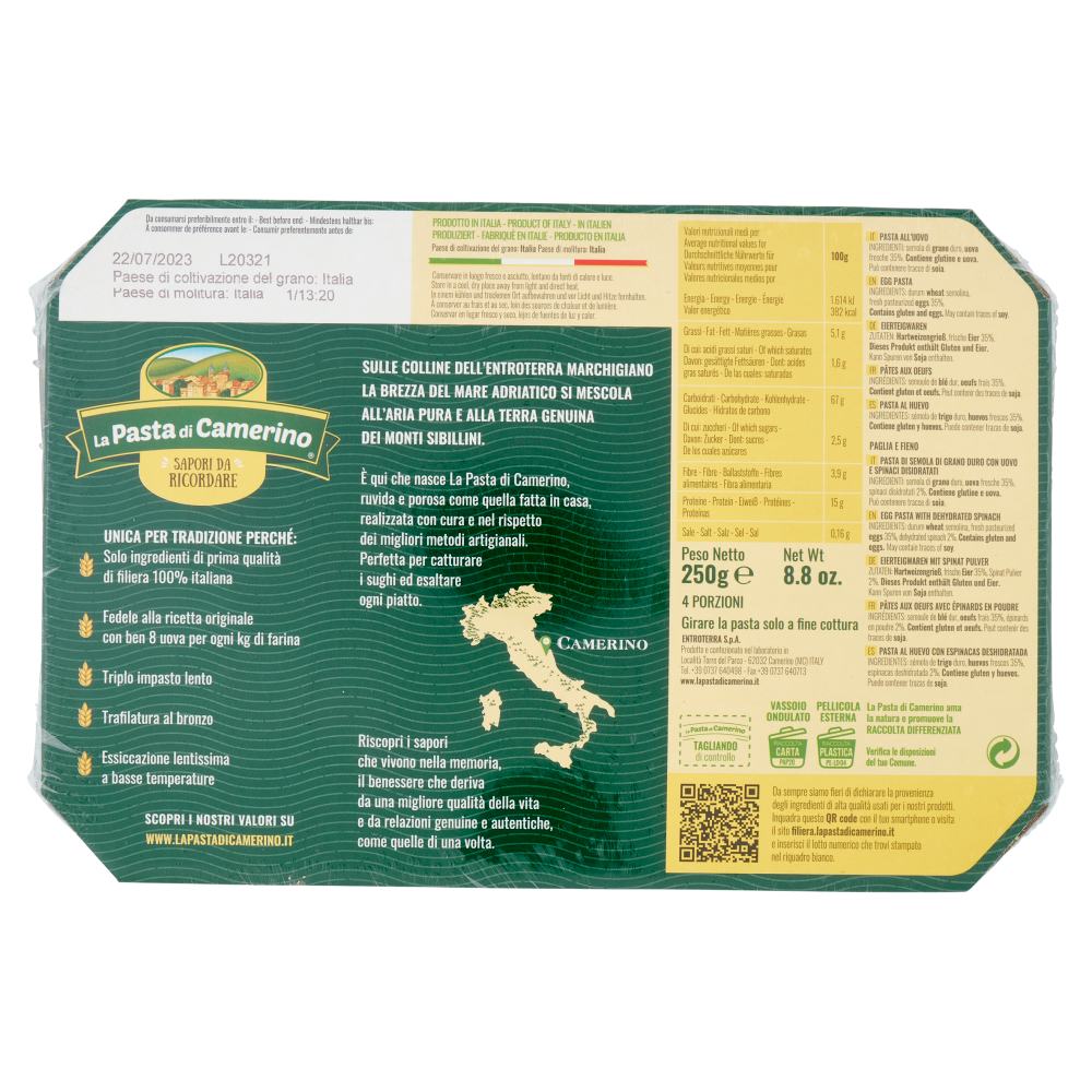 La Pasta di Camerino Tagliolini 250 g