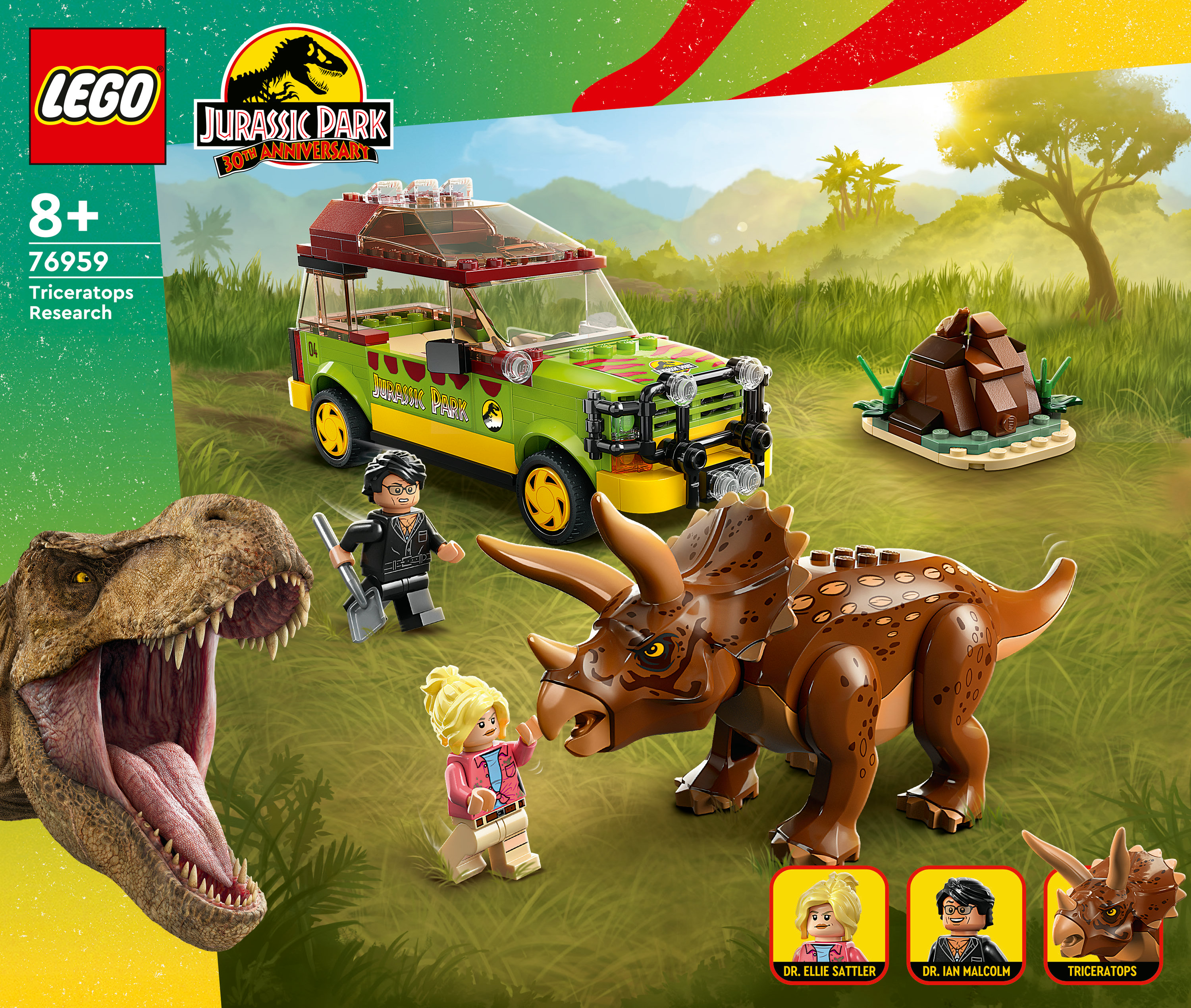 LEGO Jurassic World La ricerca del Triceratopo