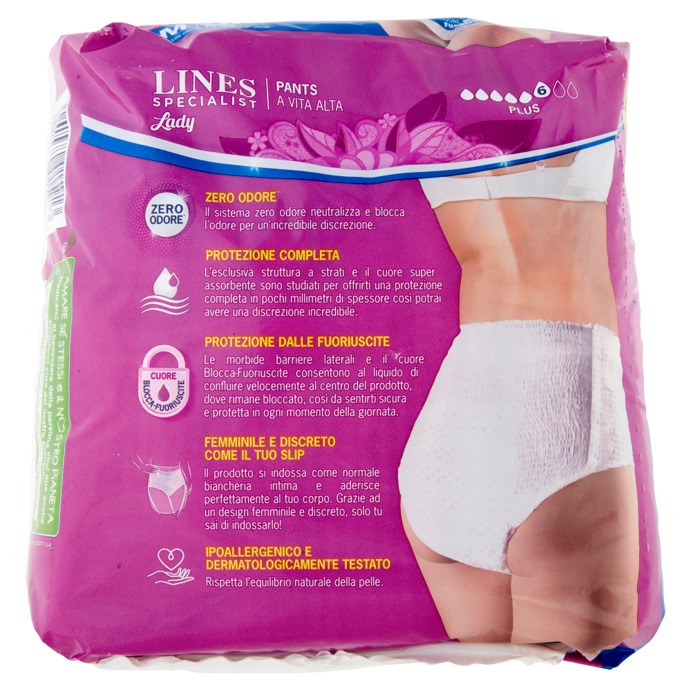 Lines Specialist Lady Pants Plus Tg.M 8 pz