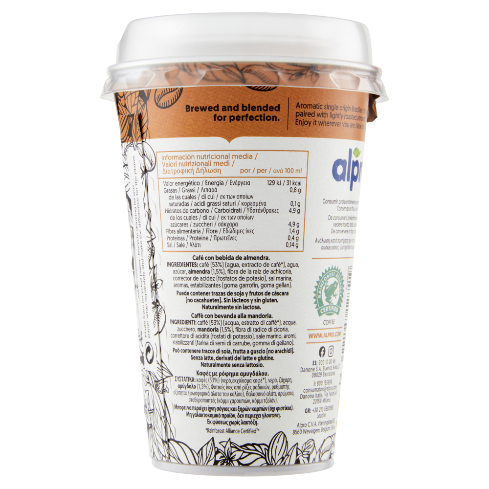 alpro Vegetal Baristas Caff&egrave; Almond 200 ml