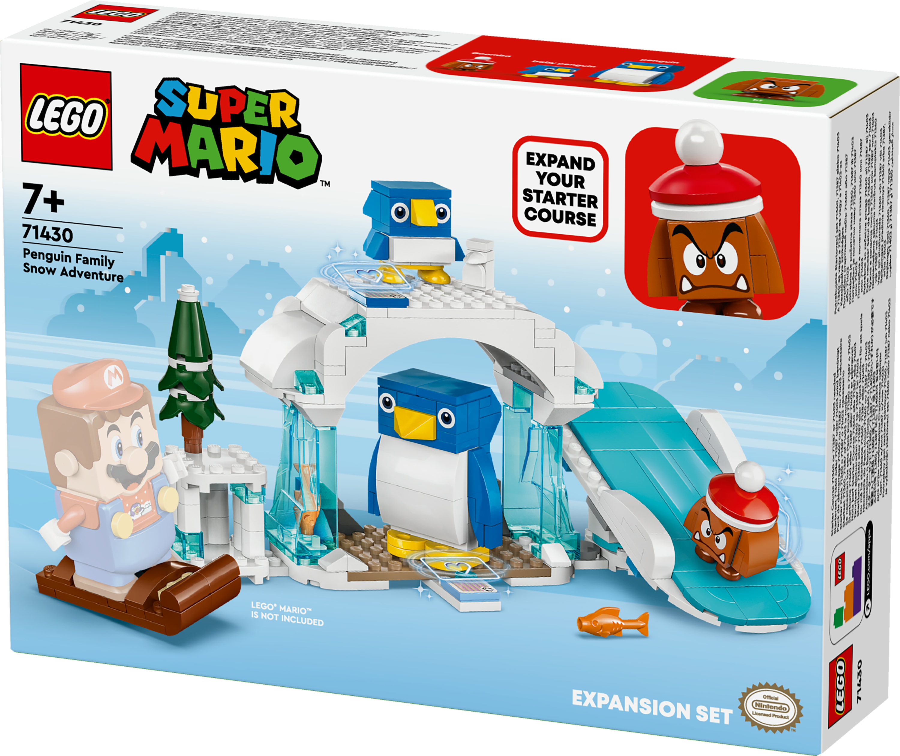 LEGO Super Mario Pack di espansione La settimana bianca della famiglia Pinguotto